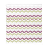 Bloc-note Monogramme Chevron Brick (Devant)