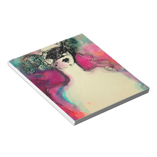 BLOC-NOTE MONOGRAMME DE CHARME (Incliné)