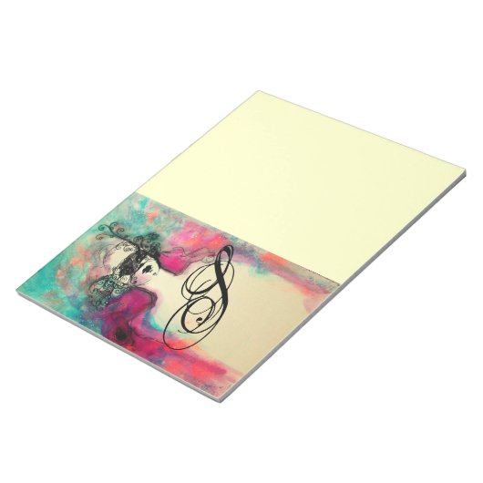 BLOC-NOTE MONOGRAMME DE CHARME (Incliné)