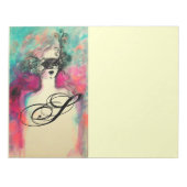 BLOC-NOTE MONOGRAMME DE CHARME (Devant)