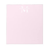 Bloc-note Monogramme de nom personnalisé (Devant)