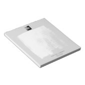 Bloc-note Monogramme élégant unique de nom formel artistique (Incliné)