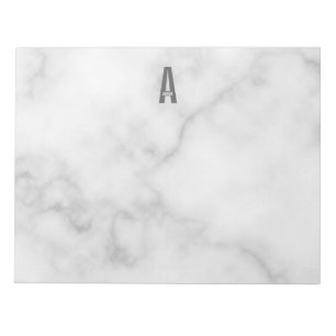 Bloc-note Monogramme et nom personnalisés modernes