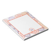 Bloc-note Monogramme floral (Incliné)