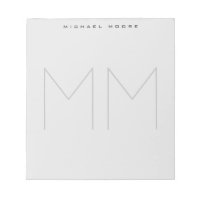 Monogramme Gras Nom Moderne Minimaliste