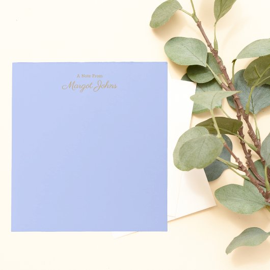 Bloc-note Monogramme moderne Simple et élégant