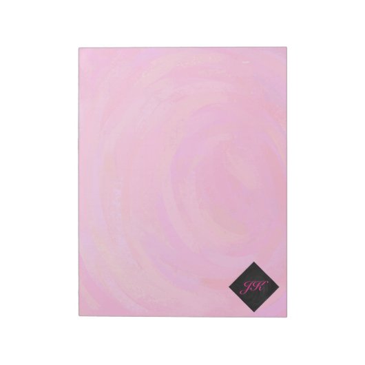 Bloc-note Monogramme Passion Rose (Tourné)