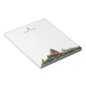 Bloc-note Monogramme professionnel classique élégant (Incliné)