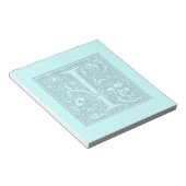 Bloc-note monogramme prospère - I (Incliné)