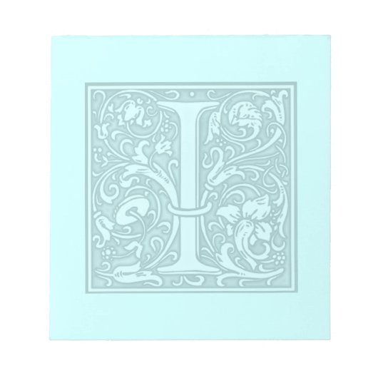 Bloc-note monogramme prospère - I (Devant)