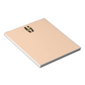 Bloc-note monogramme rétro - H (Incliné)