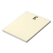 Bloc-note monogramme rétro - K (Tourné)