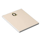 Bloc-note monogramme rétro - Q (Incliné)
