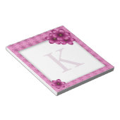 Bloc-note Monogramme rose (Incliné)