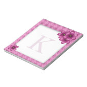 Bloc-note Monogramme rose (Tourné)