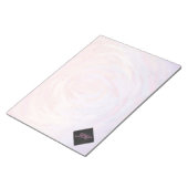 Bloc-note Monogramme rose et noir (Incliné)