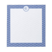 Bloc-note Monogramme roues motif (Devant)