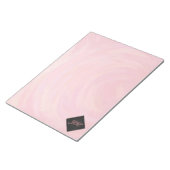 Bloc-note Monogramme saumon Swirl (Incliné)