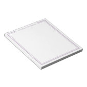 Bloc-note Monogramme Violet (Incliné)