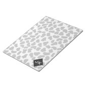 Bloc-note Monographie dalmate noir et blanc (Incliné)