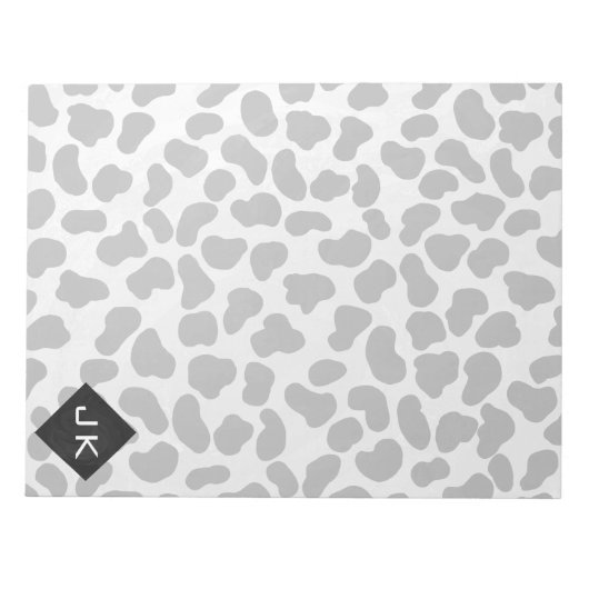 Bloc-note Monographie dalmate noir et blanc (Devant)