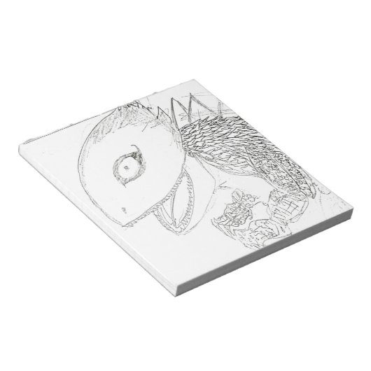 Bloc-note monstre de lézard (Incliné)