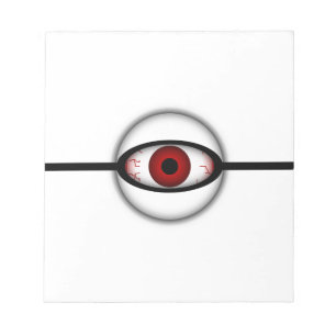 Bloc-note Monstre d'eyeball Éffrayant déplaisant