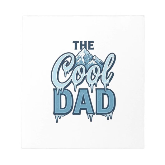 Bloc-note Montagne Cool Dad Graphisme Vintage_1 (Devant)