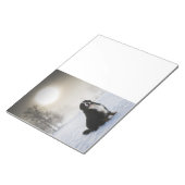 Bloc-note montagne des bernese dans la neige (Incliné)