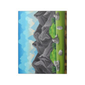 Bloc-note Montagne rocheuse naturelle (Tourné)