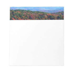 Bloc-note Montagnes Appalaches en automne