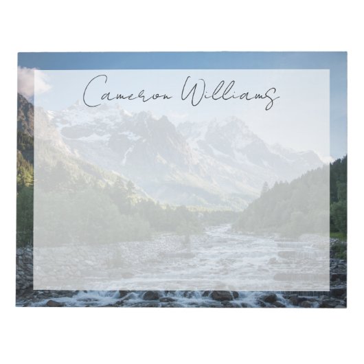 Bloc-note Montagnes | Mont Blanc Massif, Italie (Devant)