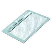 Bloc-note Monthly Habit Tracker  (Incliné)