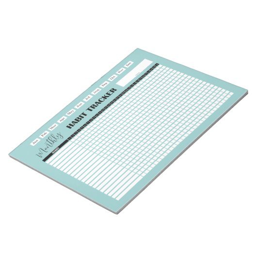 Bloc-note Monthly Habit Tracker  (Incliné)