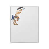 Bloc-note Montrer Jumper Paint Horse Note Pad (Tourné)