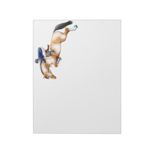 Bloc-note Montrer Jumper Paint Horse Note Pad (Tourné)
