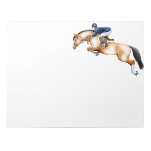Bloc-note Montrer Jumper Paint Horse Note Pad (Devant)