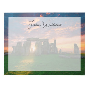 Bloc-note Monuments Stonhenge, Angleterre