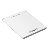 Bloc-note Moon Phases Carte de visite de guérisseur d'énergi (Incliné)