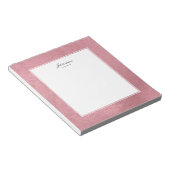 Bloc-note Mor rose moderne (Incliné)