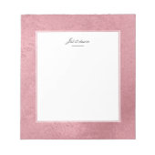 Bloc-note Mor rose moderne (Devant)