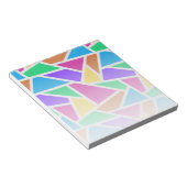 Bloc-note Mosaïque de couleurs vives arc-en-ciel (Incliné)