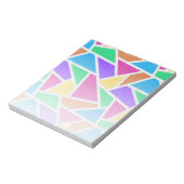 Bloc-note Mosaïque de couleurs vives arc-en-ciel (Tourné)