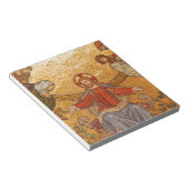 Bloc-note mosaïque de jésus christ (Incliné)