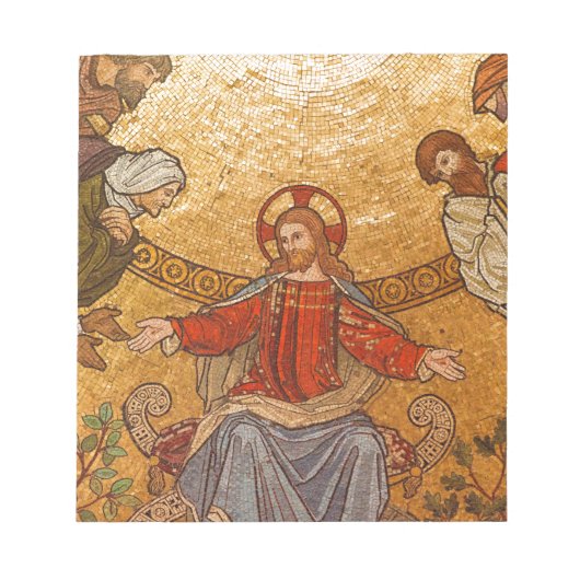 Bloc-note mosaïque de jésus christ (Devant)