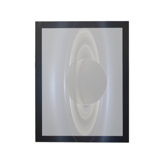 Bloc-note Mosaïque Du Système Saturne Rétro-Éclairé Par Le S (Tourné)