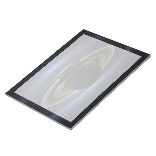 Bloc-note Mosaïque Du Système Saturne Rétro-Éclairé Par Le S (Incliné)