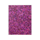 Bloc-note Mosaïque violet rose (Tourné)