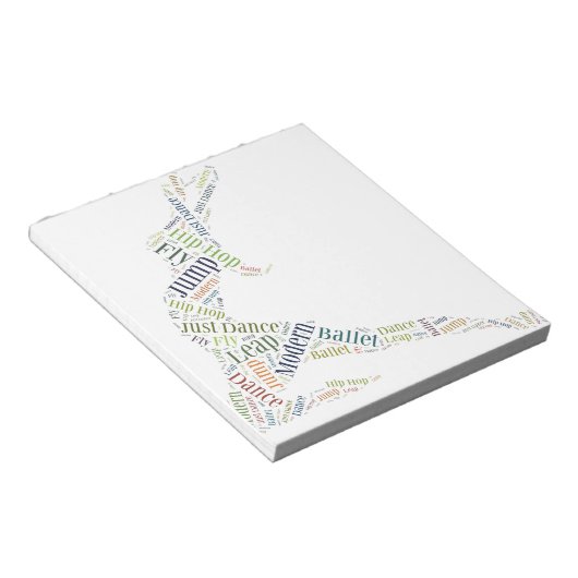 Bloc-note Mot de danse Cloud (Incliné)