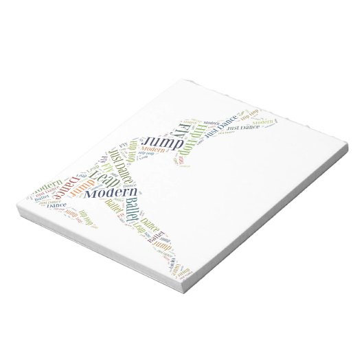 Bloc-note Mot de danse Cloud (Tourné)